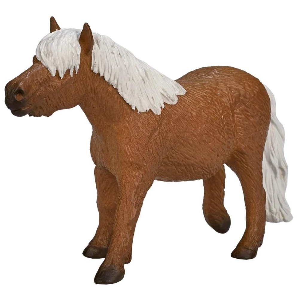 Mojo Shetland Pony Horse Figurine Mini Collectible Farm Animal Toy 387231 NEW - Picture 5 of 8